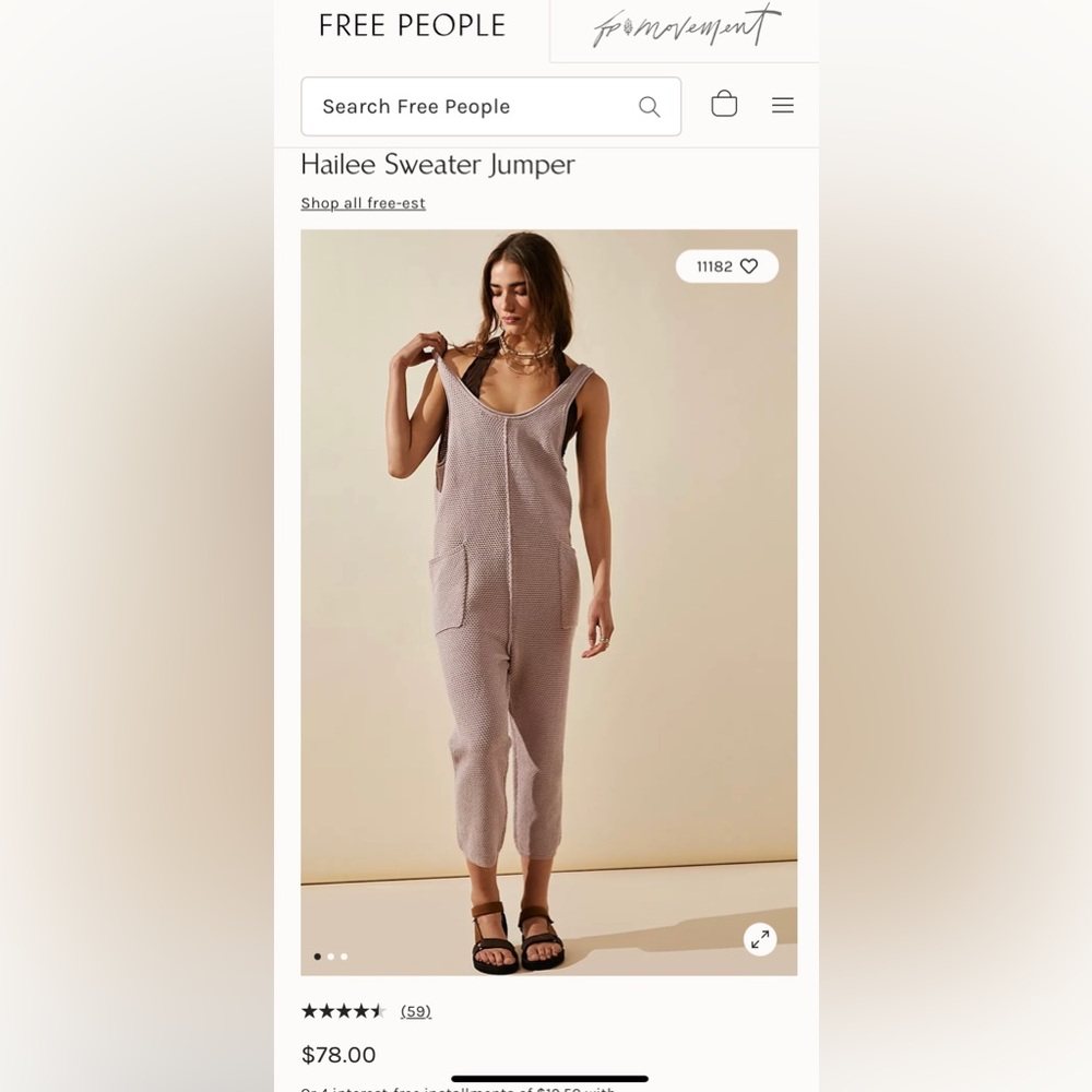 Free People Hailee Sweater Jumper